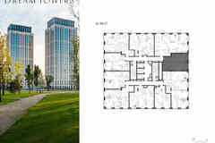 1-к квартира, 59 м², этаж 11/24