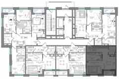 1-к квартира, 45.3 м², этаж 9/17