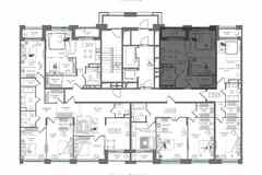1-к квартира, 42.8 м², этаж 13/17