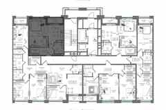 1-к квартира, 42.8 м², этаж 13/17