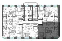2-к квартира, 71 м², этаж 9/17