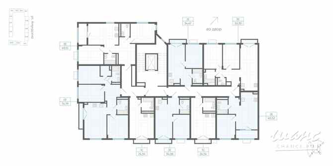 1-к квартира, 34.47 м², этаж 4/4 Екатеринбург - изображение 2