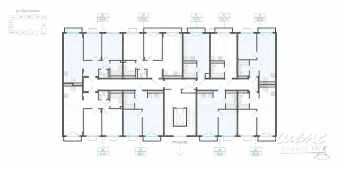 1-к квартира, 24.4 м², этаж 2/4 Екатеринбург - изображение 2