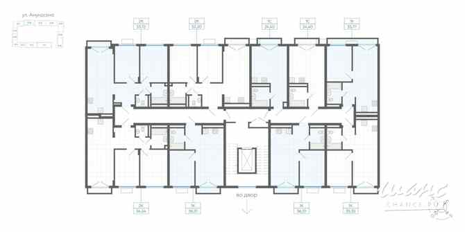 1-к квартира, 24.4 м², этаж 2/4 Екатеринбург - изображение 2