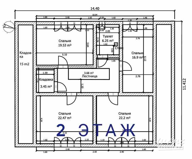 Коттедж 322 м², Луговая улица Москва - изображение 3