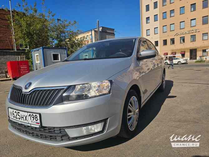 Skoda Rapid 2017 года роботизированная серебристый седан Санкт-Петербург - изображение 7