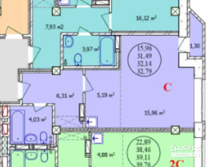 1-к квартира, 32.1 м², этаж 17/19 Новосибирск - изображение 9