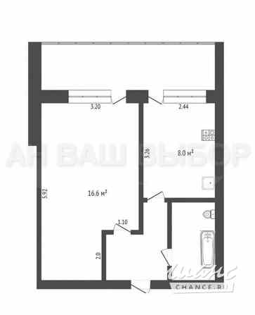 Продам 1-комнатную квартиру 32,4 м², этаж 7/9 Тюмень - изображение 3