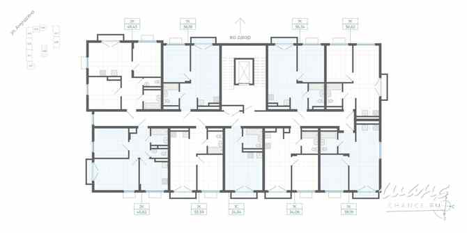 2-к квартира, 45.62 м², этаж 2/4 Екатеринбург - изображение 2