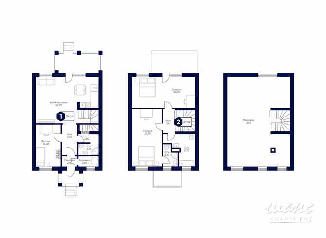 Коттедж 224.2 м², Преображенская улица, 1к1 Дмитров - изображение 1
