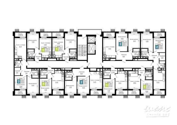 1-к квартира, 33.7 м², этаж 2/16 Тахтамукай - изображение 10