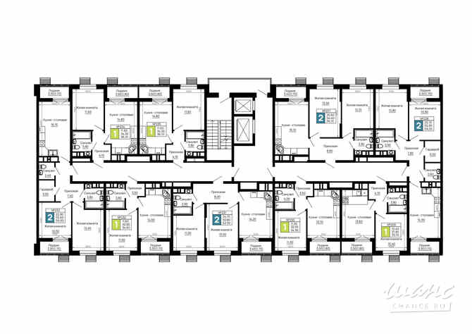 1-к квартира, 34.3 м², этаж 8/16 Тахтамукай - изображение 10