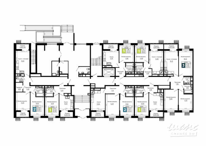 1-к квартира, 34.4 м², этаж 1/16 Тахтамукай - изображение 10