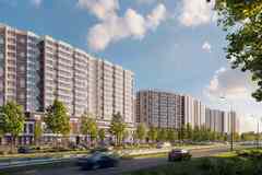 2-к квартира, 66.42 м², этаж 9/19