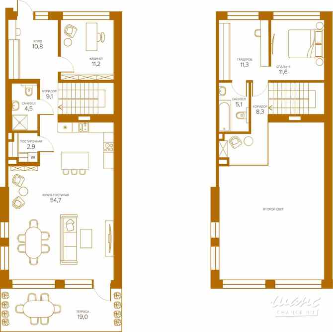 3-к квартира, 95.3 м², этаж 1/8 Москва - изображение 2