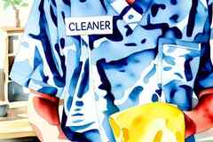 Уборщица в медицинский центр