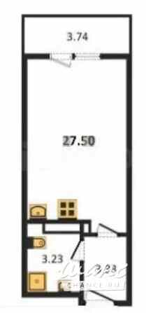 Продам студию 28 м², этаж 19/25 Salut Санкт-Петербург - изображение 6