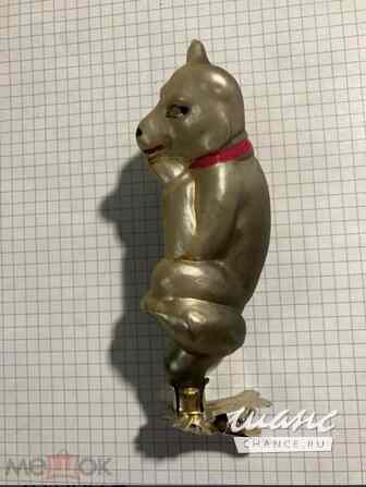 Ёлочная игрушка СССР, Волк из сказки «Три поросенка». Редкость Прищепка. Стекло. Состояние Санкт-Петербург - изображение 2