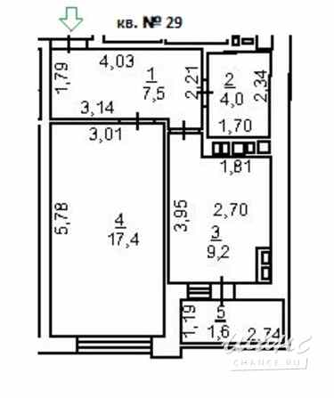 1-к квартира, 40 м², этаж 6/8 Батайск - изображение 3