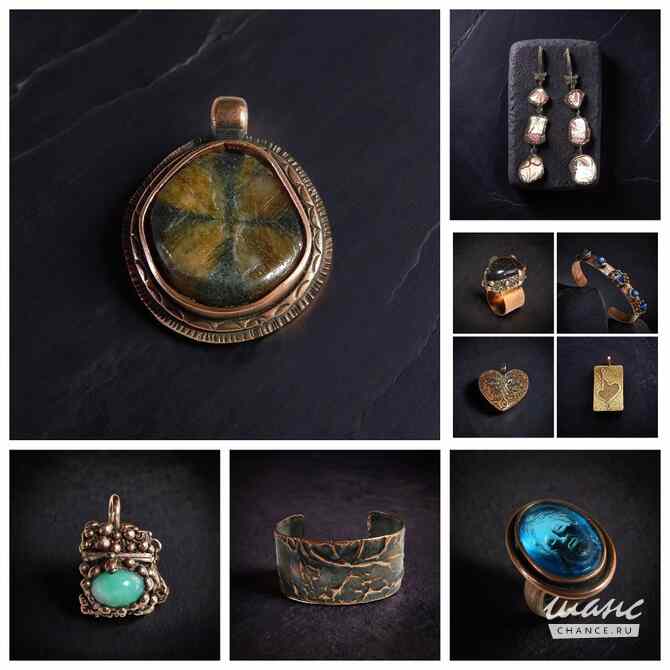 Украшения ручной работы из меди, латуни, натуральных камней Волгоград - изображение 1