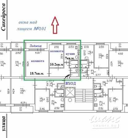 Продам 2-комнатную квартиру 45.9 м², этаж 6/9 Озерки Санкт-Петербург - изображение 4