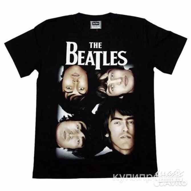 Майка с рисунком Битлов размер 52-54 Новокузнецк - изображение 1