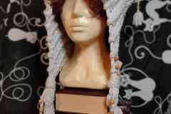 Шапочка-капор, ручная работа