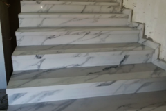 Изготовление и монтаж ступеней из керамогранита. Лестница под ключ.