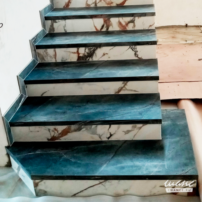 Изготовление и монтаж ступеней из керамогранита. Лестница под ключ. Краснодар - изображение 5