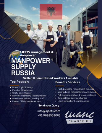 Labor supply for Russia | Skilled and semi-skilled workers are required – Москва - изображение 1