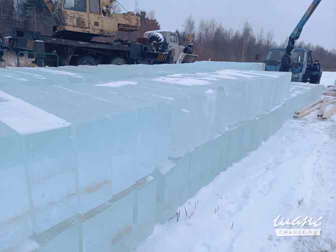 Лед,блоки льда для скульптур, лед строительный Москва - изображение 1