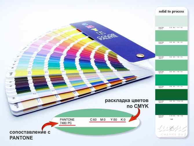 Пантонный цветовой Веер CMYK-to-PC (PANTONE Color Bridge) Москва - изображение 3