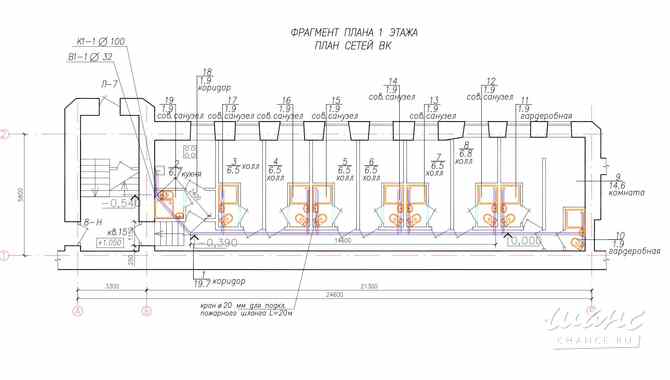 4-к квартира, 102.8 м², этаж 1/6 Санкт-Петербург - изображение 10