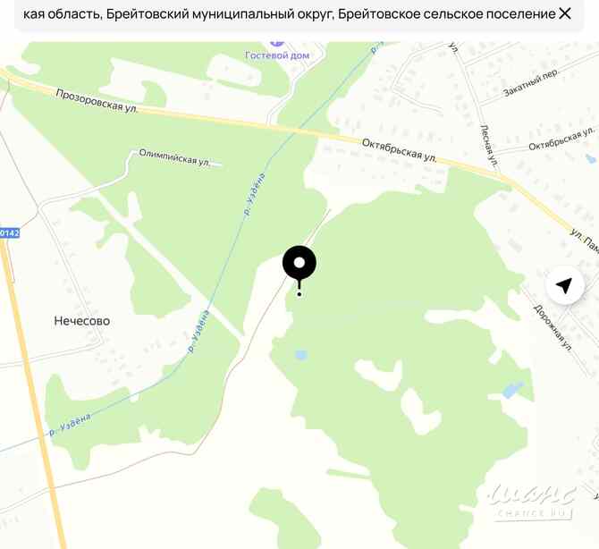 Земельный участок 56 соток, Октябрьская улица Брейтово - изображение 1