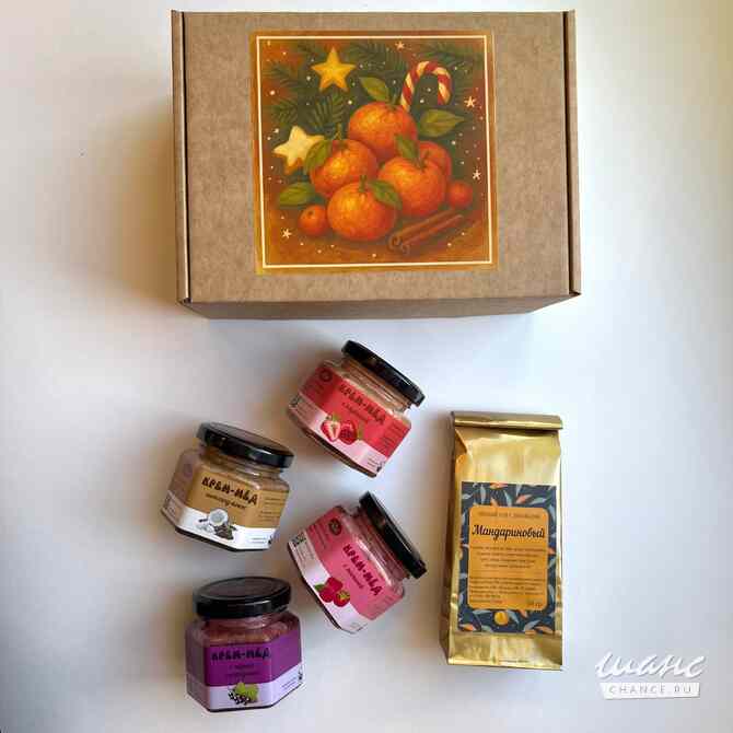 Новогодний бокс с чаем и крем-медом суфле Уфа - изображение 3