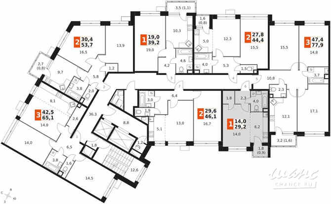 1-к квартира, 29.2 м², этаж 2/22 Москва - изображение 2