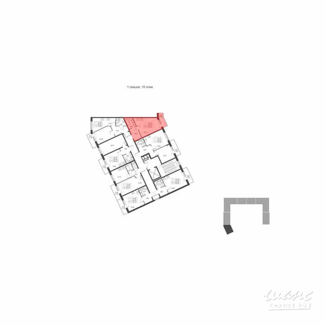 1-к квартира, 29.4 м², этаж 10/11 Им Свердлова - изображение 4