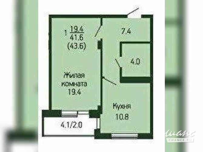 1-к квартира, 45.2 м², этаж 5/9 Краснодар - изображение 6