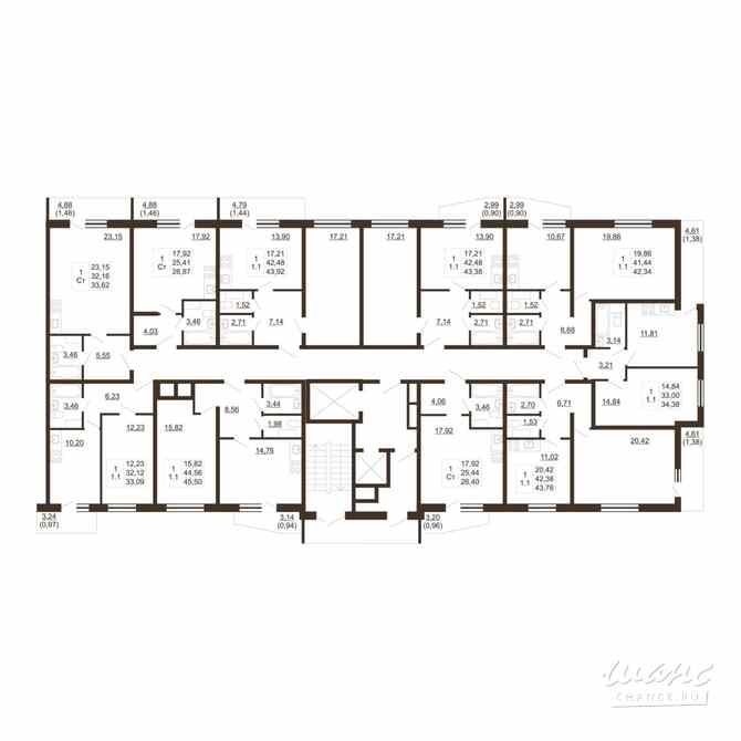 1-к квартира, 45.5 м², этаж 12/16 Им Свердлова - изображение 3