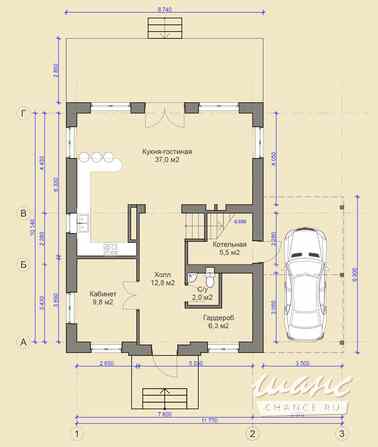 Коттедж 269.3 м², Мидлтон Москва - изображение 3