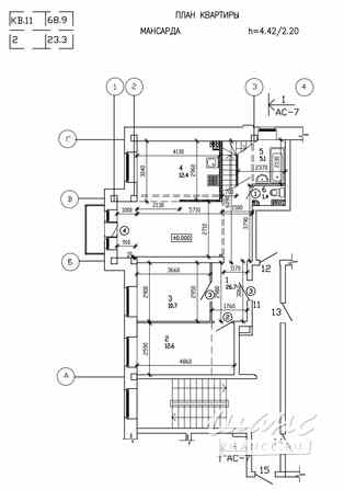 3-к квартира, 68.6 м², этаж 3/3 Павловск - изображение 3
