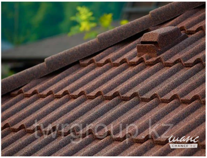 Композитная черепица VEKTILE профиль Shake цвет Terracotta Екатеринбург - изображение 2