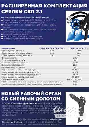 Сеялка-культиватор СКП 2.1 ОМИЧКА. Зернотуковая Омск - изображение 6