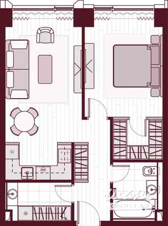 2-к квартира, 55.9 м², этаж 3/41 Москва - изображение 3