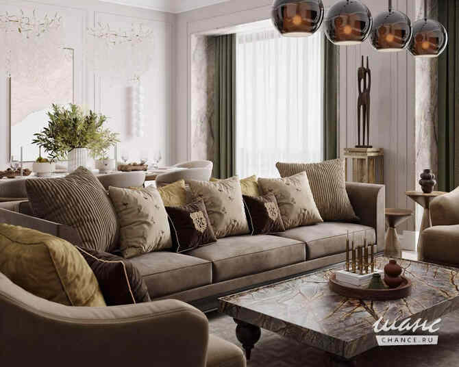 4-к квартира, 129 м², этаж 40/41 Москва - изображение 1