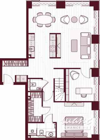 4-к квартира, 168.1 м², этаж 19/41 Москва - изображение 3