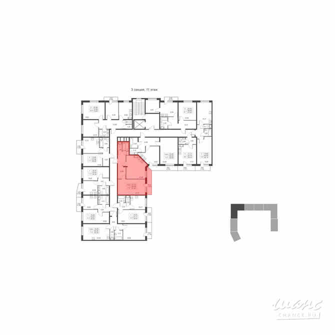 1-к квартира, 59.2 м², этаж 11/11 Им Свердлова - изображение 2