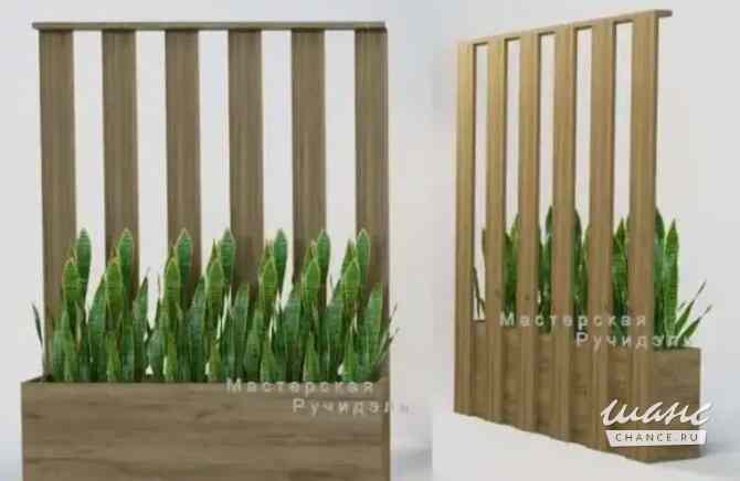 Мобильное кашпо с перегородкой Москва - изображение 1