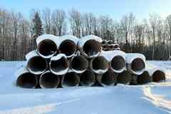 Труба бу под заезд, в канаву, Трубы стальные