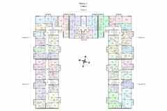 2-к квартира, 62.22 м², этаж 2/4